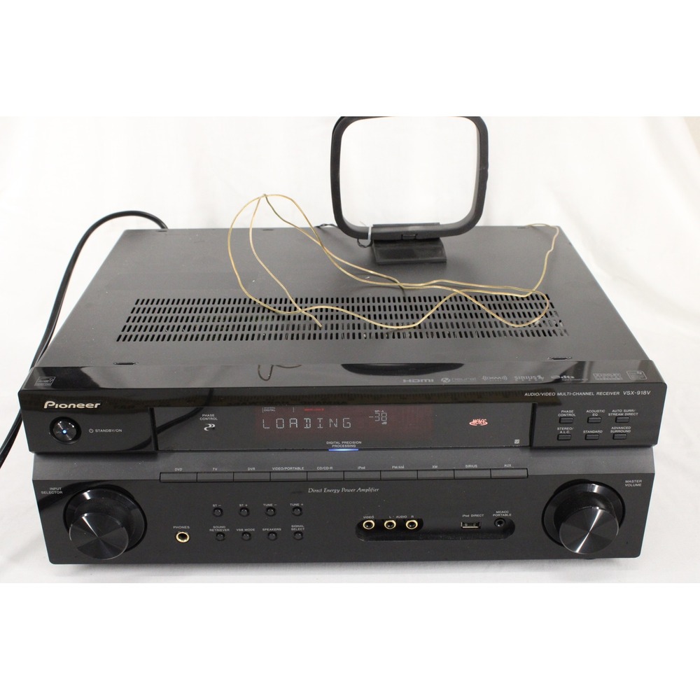 Pioneer VSX-918V 7.1 Channel AV Receiver HDMI Dolby Tested No Remote